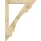 Ekena Millwork Olympic Slat Rough Sawn Bracket w/ Offset Brace, Douglas Fir, 6"W x 36"D x 48"H BKT0604X36X48OLY06RDF - alternate 3